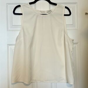 I.Crew Cream Sleeveless Top